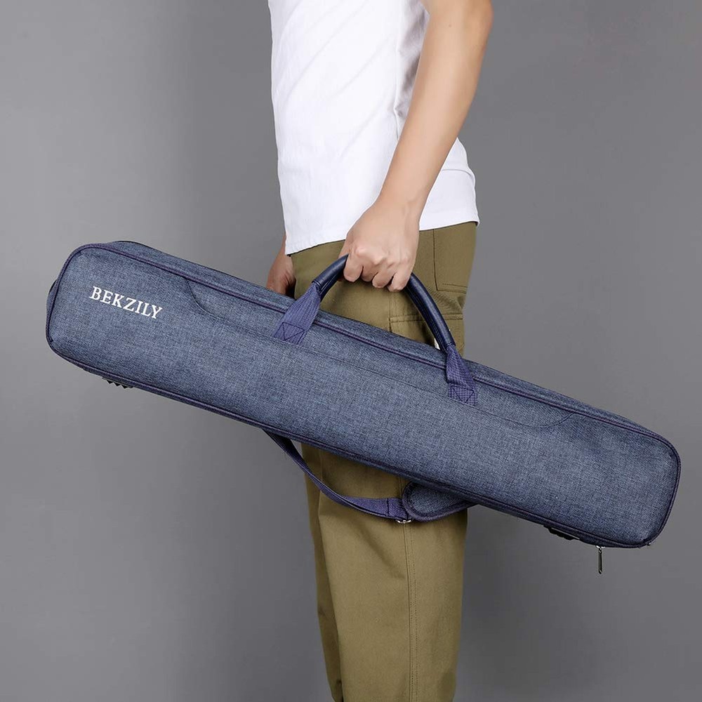 Pool Cue Billiard Stick Carrying Case Blue