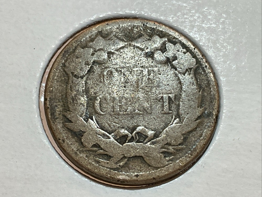 1858 small letters Flying Eagle Cent