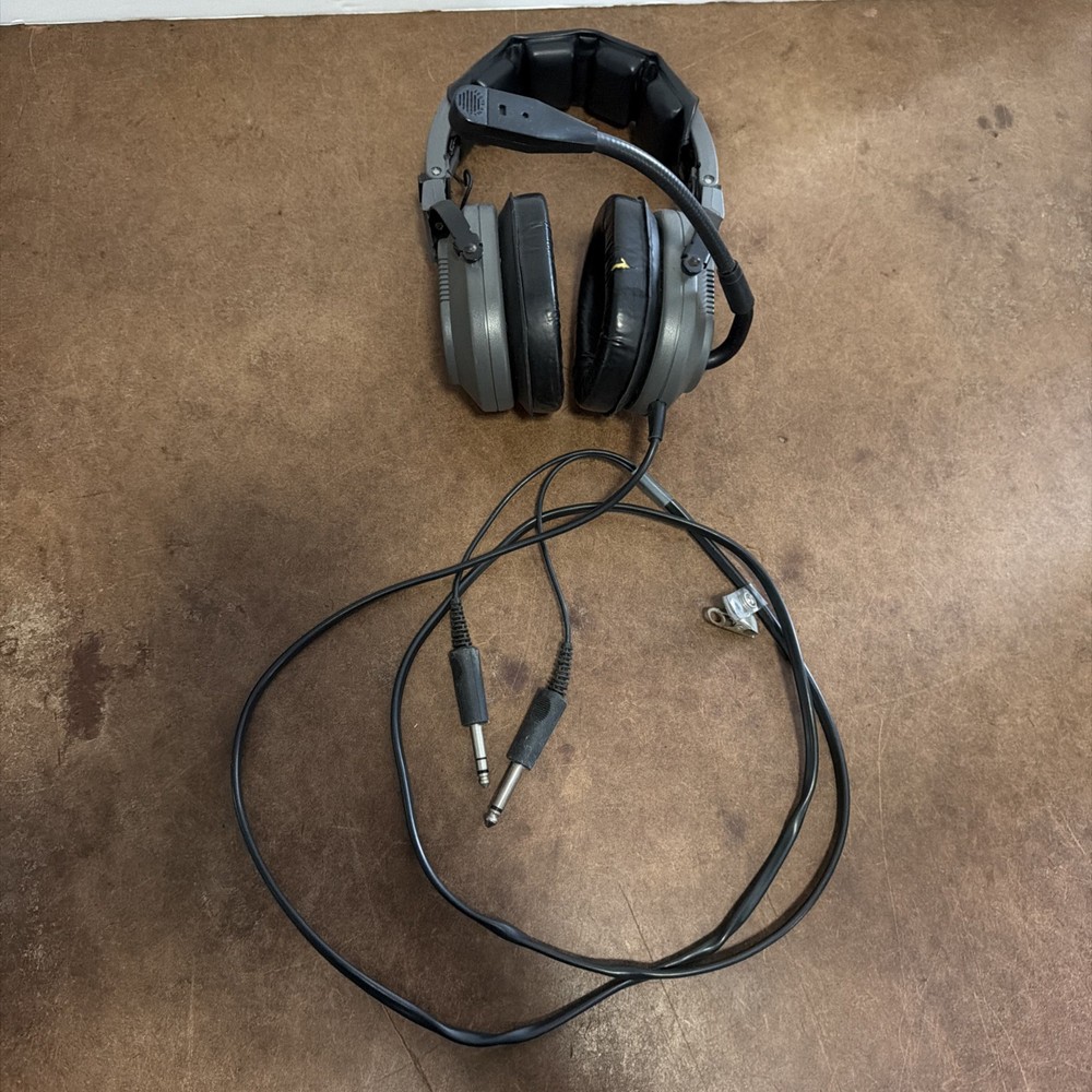Telex Air 3100 Aviation Headset 2-Plug UNTESTED