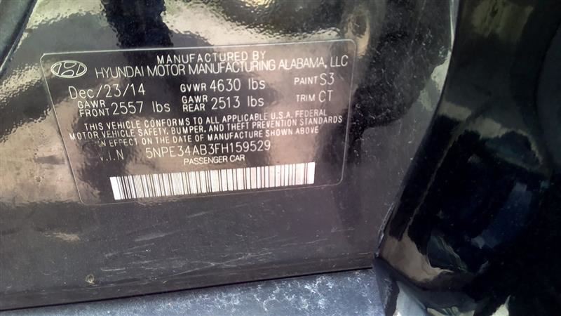 SONATA    2015 Fuse Box Cabin 965700211