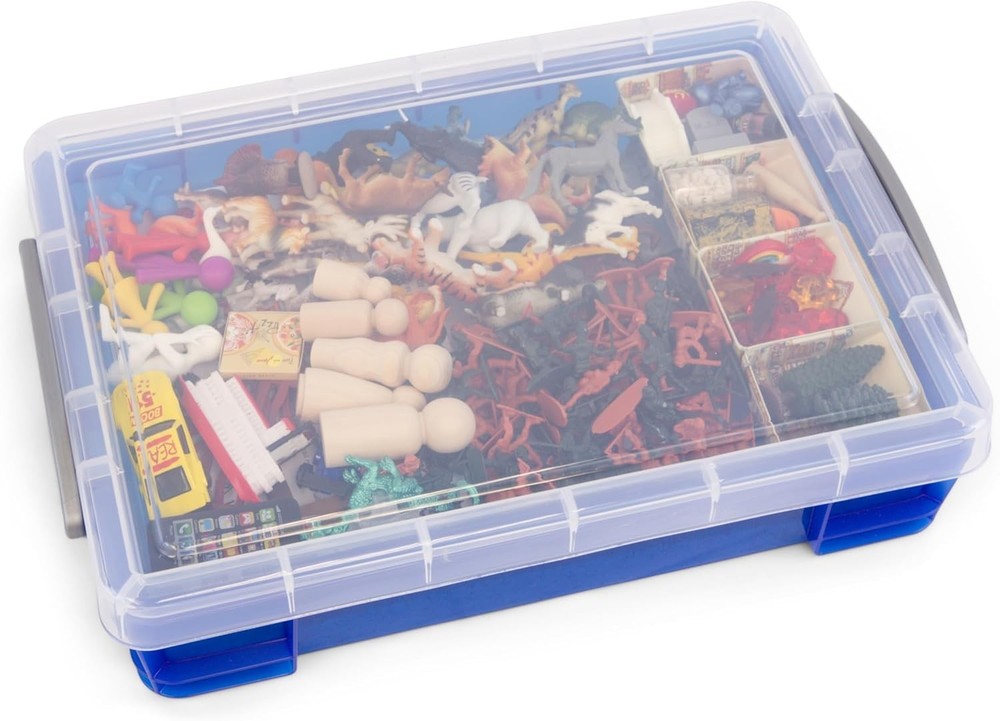 Play Therapy Supply Basic Portable Sand Tray Miniature Starter Kit