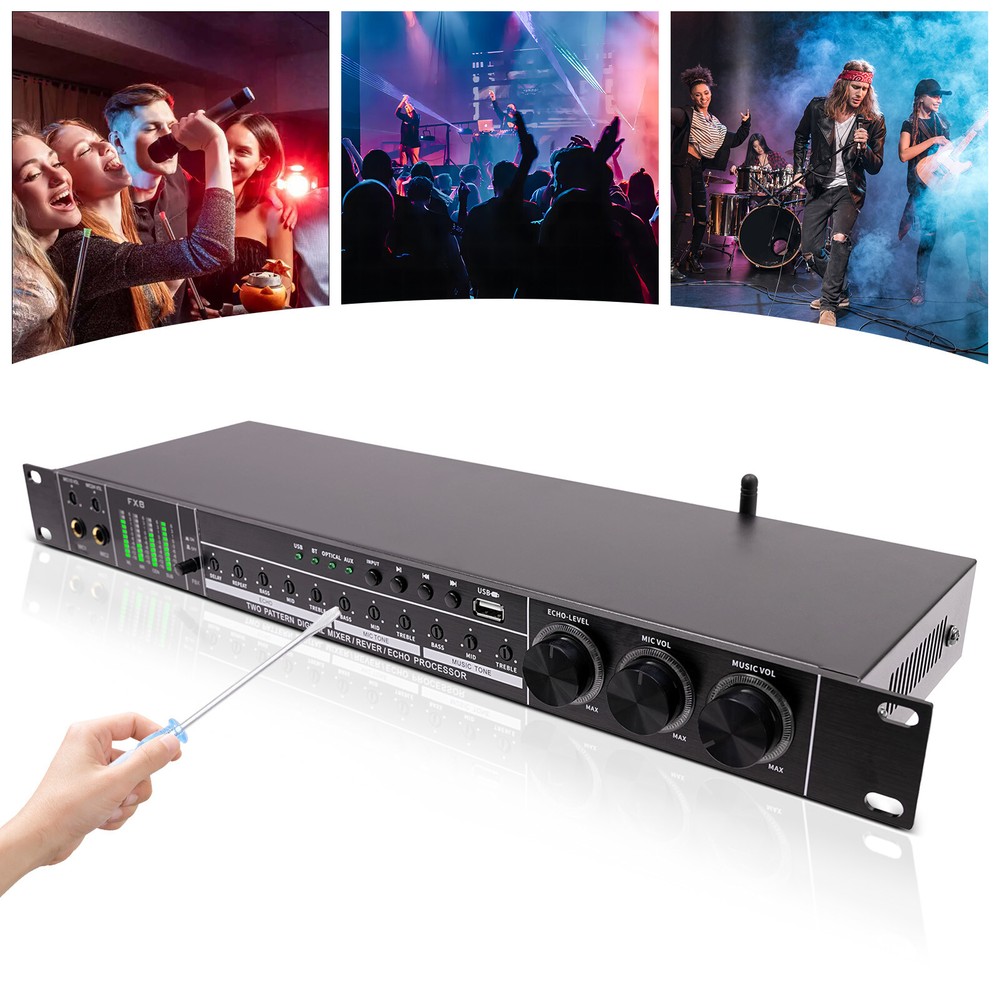 Professional Audio Processor Mixer Free Standing Audio Processor Rectangular