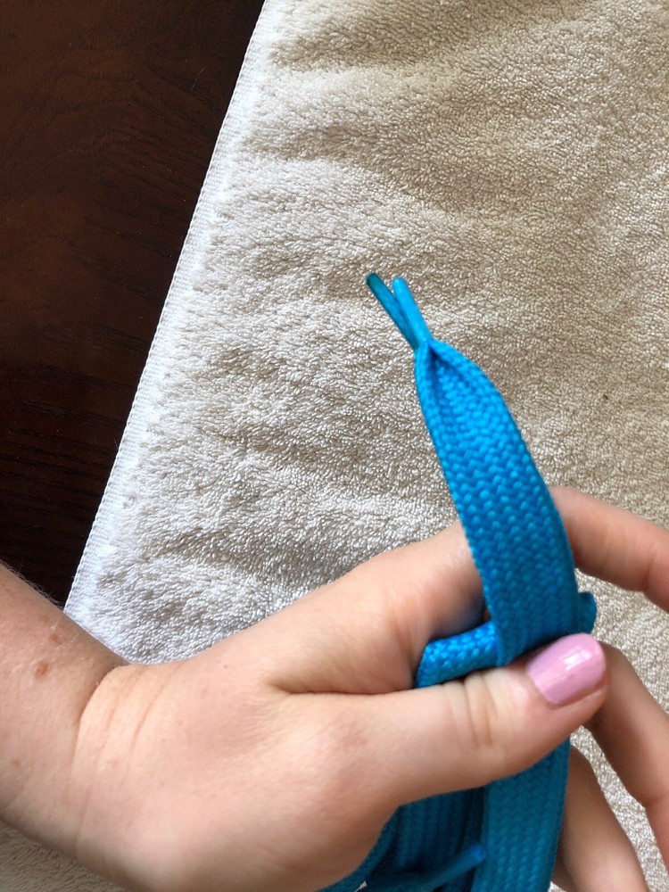 2 Hot Blue Shoelaces