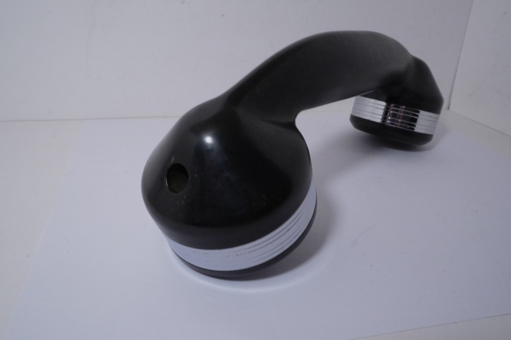 An AUTOMATIC ELECTRIC Chrome Banded HANDSET Cleaned & Tested But No Elements