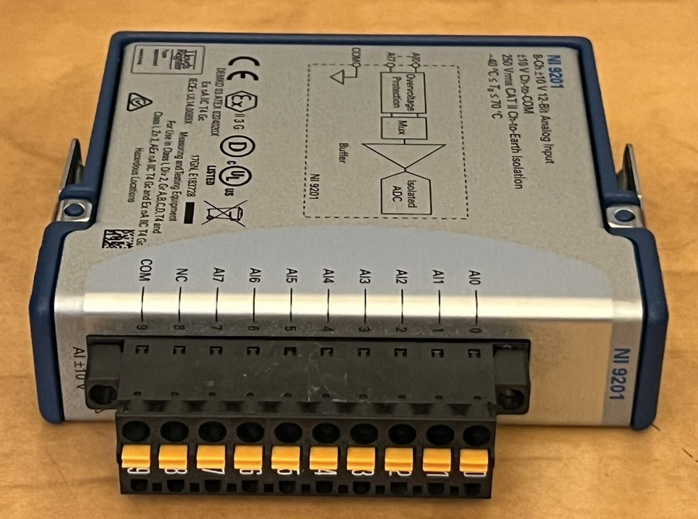 National Instruments NI 9201 cDAQ Analog Input Module, D-Sub