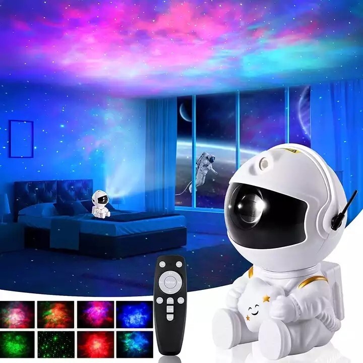 LED Galaxy Astronaut Light Projector