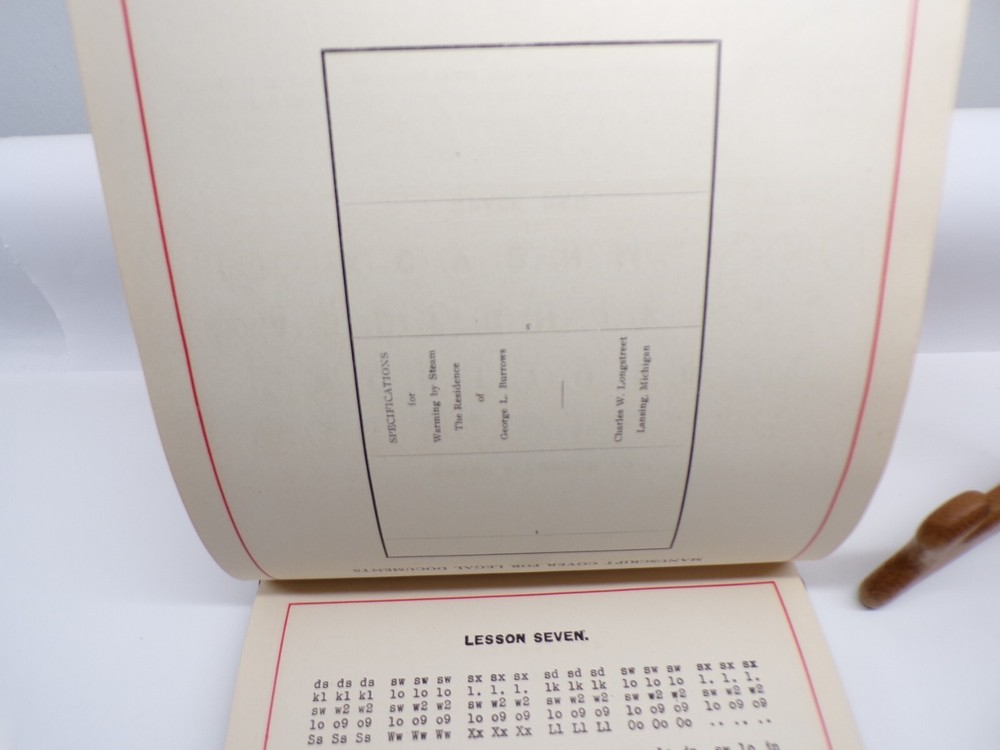 Scientific Touch Typewriting Single Keyboard Gardner HC 1914