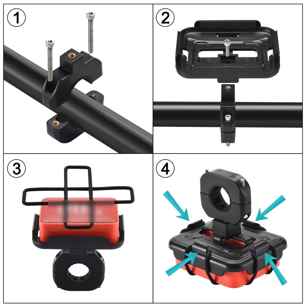 Bike Bicycle Handlebar Mount For JBL GO 4 3 2 Bluetooth Speaker Fixed Bracket