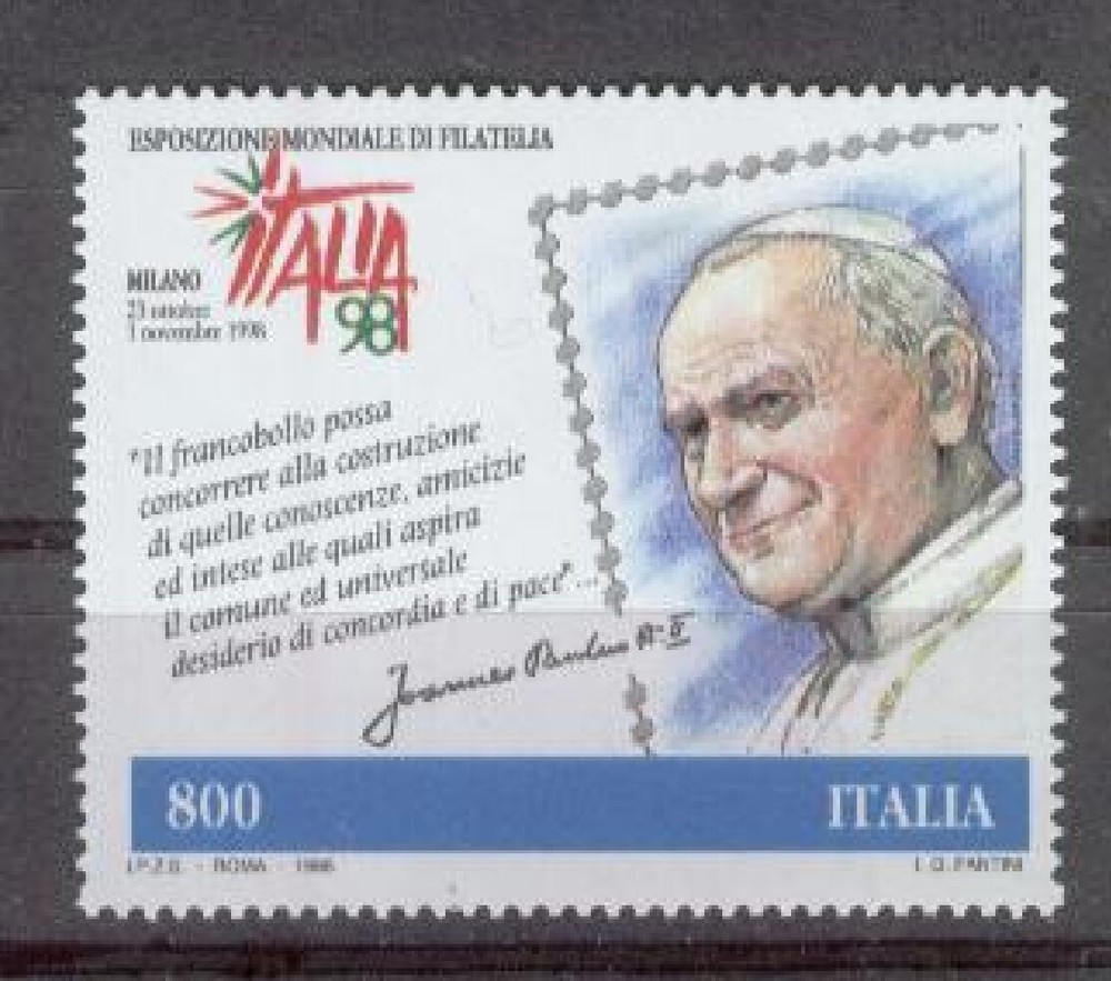 (ST0327) Vatican 1998 Italia 98 MNH