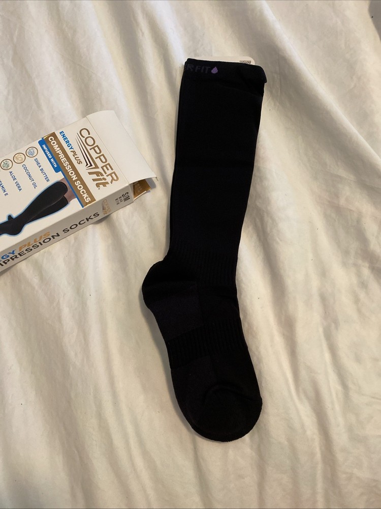 COPPERFIT ENERGY PLUS COMPRESSION SOCKS, S/M,NIB