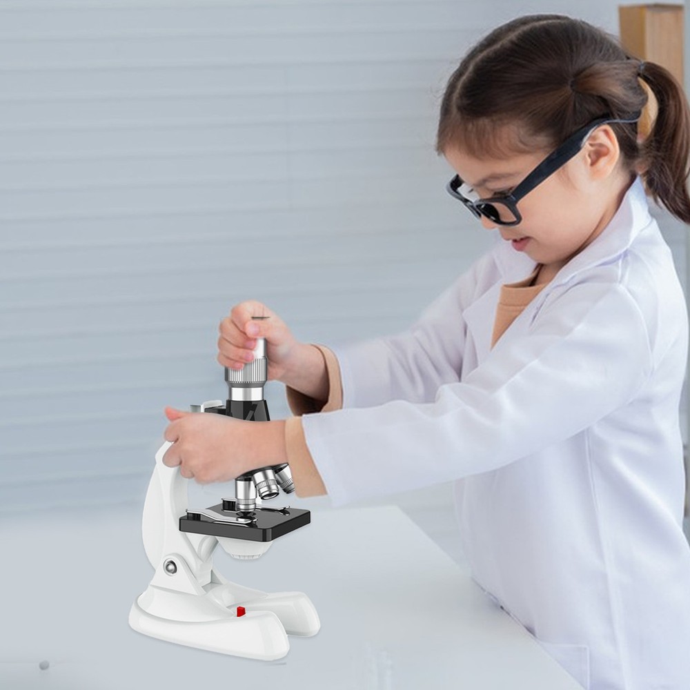 Kids Microscope Monocular Microscope Mini Kit for Beginner Biological Microscope