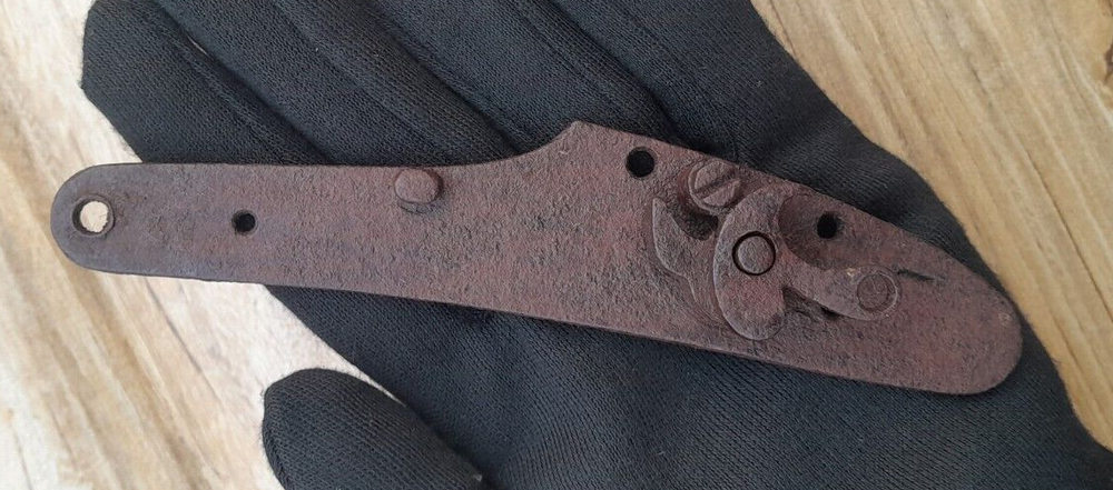 18's BLACK POWDER PERCUSSION MUZZLELOADER PLATE only RIFLE MUSKET