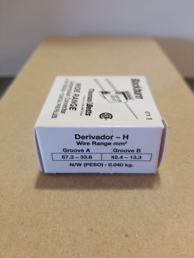 25-PACK THOMAS & BETTS BLACKBURN WR189 WIDE RANGE COMPRESSION CONNECTOR H-TAP