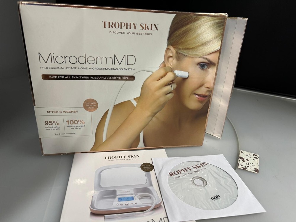 Trophy Skin MicrodermMD at Home Microdermabrasion Machine + Tips