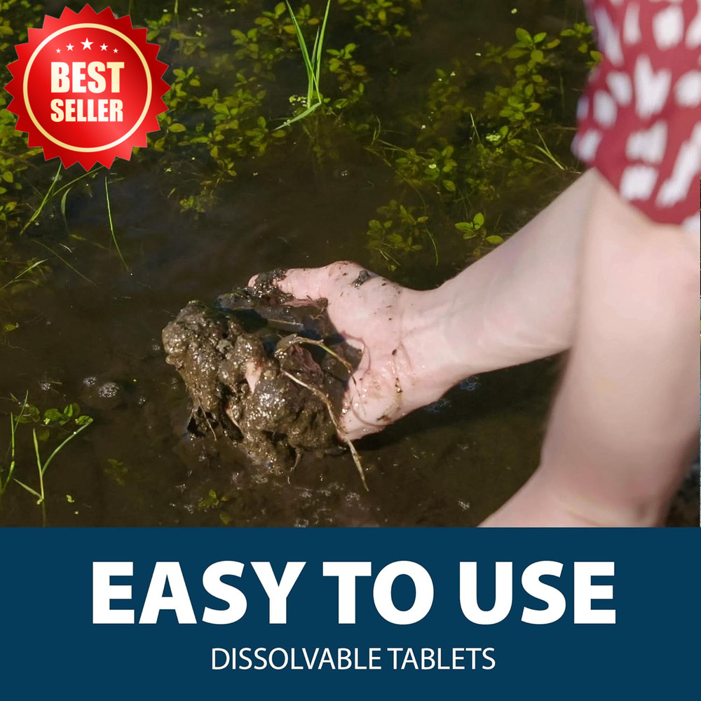 Muckaway Pond Lake Bacteria Sludge Odor Solution Enzyme Tablets US