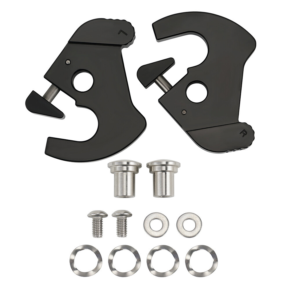 For Harley Rotory Latch Kit Fits All Detachable Sideplates Sissy Bar Uprights