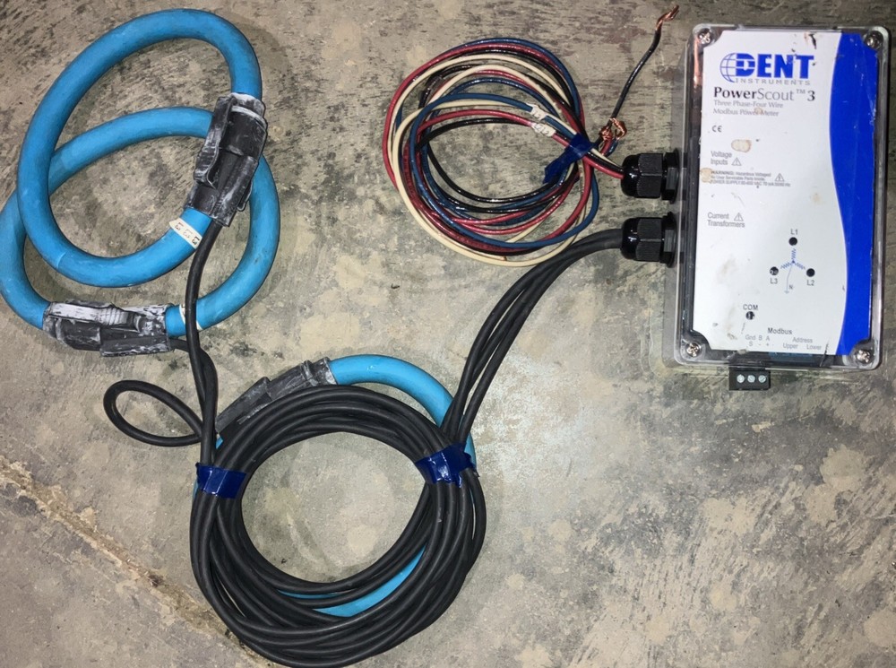 DENT INSTRUMENTS POWERSCOUT 3 THREE PHASE-FOUR WIRE MODBUS POWER METER TESTED