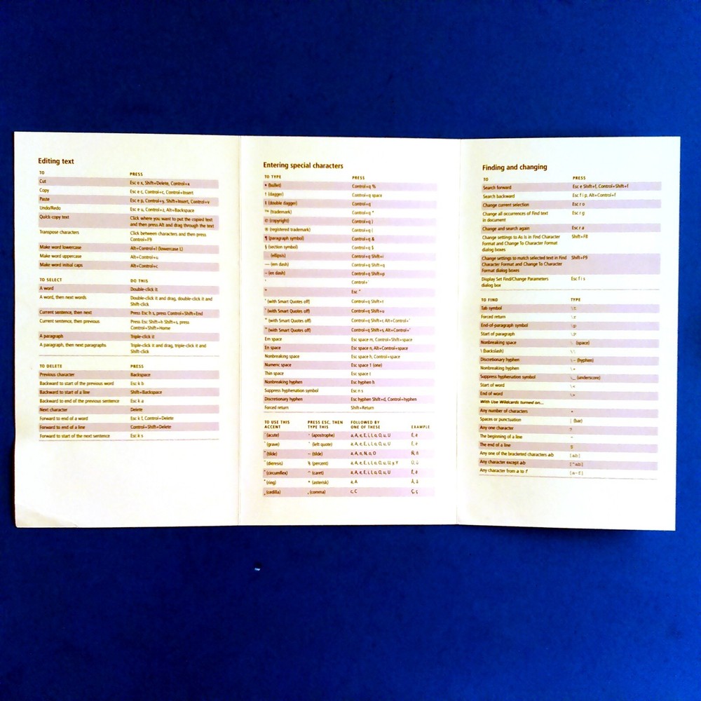 Adobe FrameMaker Version 5.5 Quick Reference Card Shortcut Guide for Windows