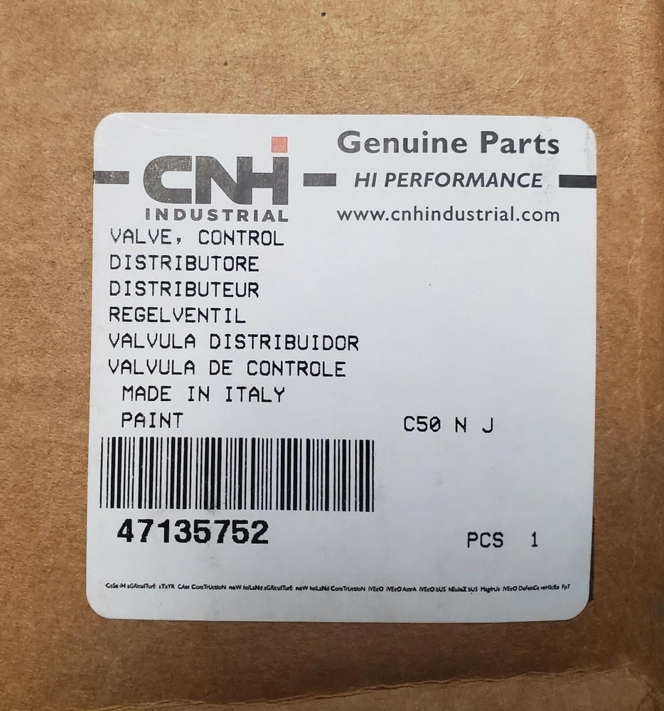 NEW CNH Control Valve part# 4713572
