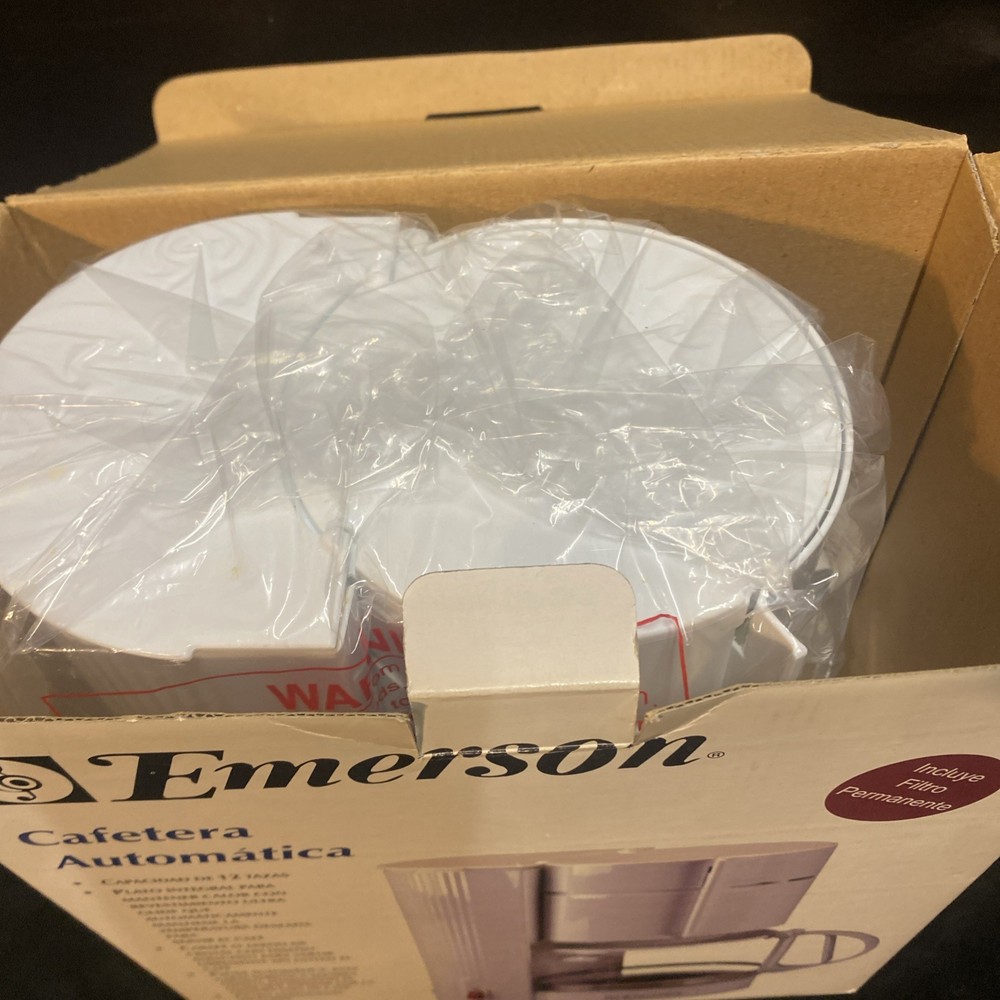 Emerson 12 Cup Automatic Drip Coffee Maker NOS UNUSED