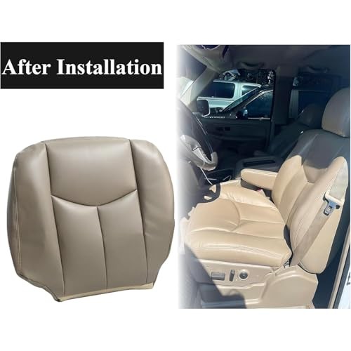 Tan 522 Front Driver Side Bottom Replacement Seat Cover Medium Neutral Tan 522