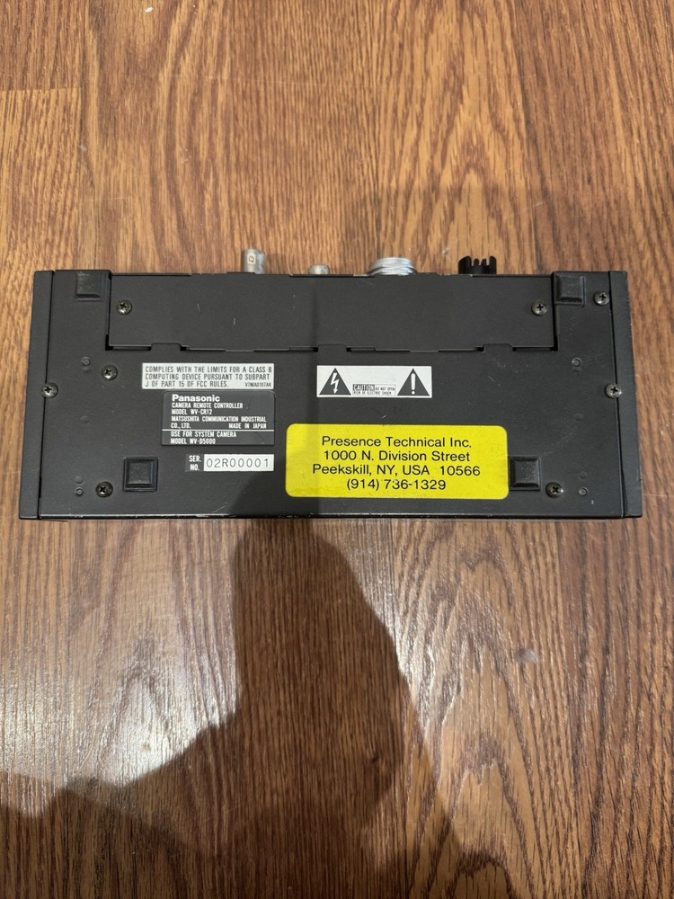Panasonic WV-CR12 Camera - Camera Remote Controller - Untested #R47