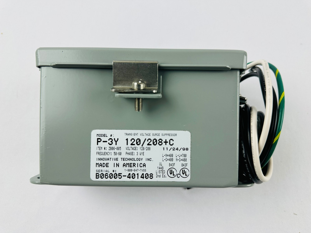 Innovative Technology P-PLUS P-3Y 120/208+C Surge Protector