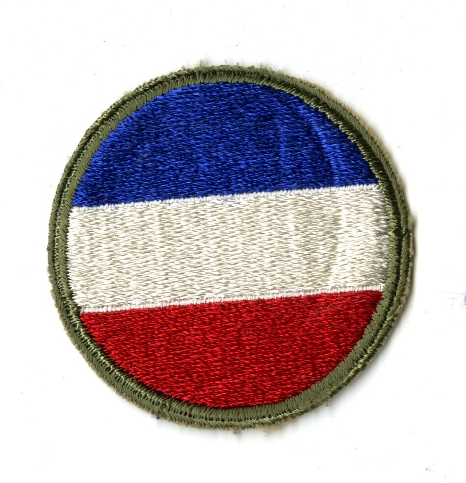 Army Ground Forces White Back Patch WWII Original