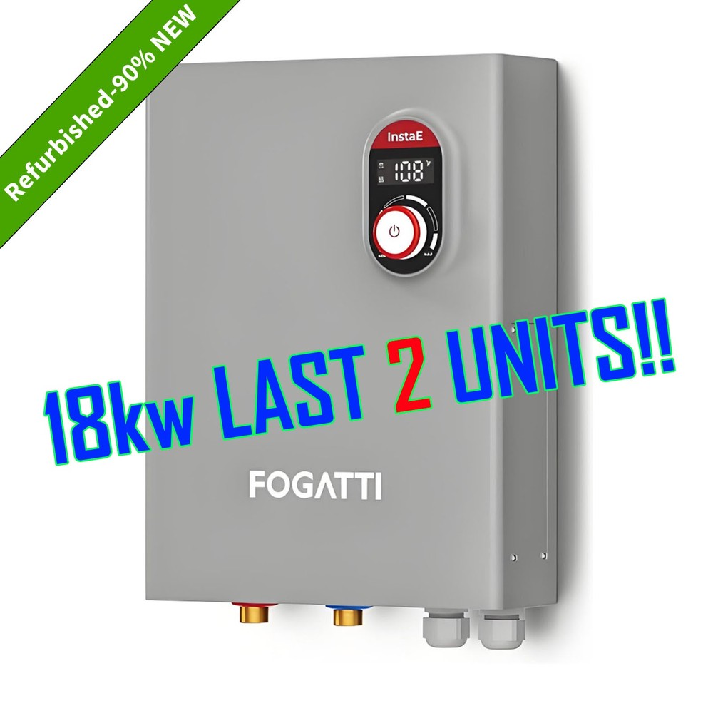 Used - Tankless Hot Water Heater Electric 18KW 240V Instant for Whole House