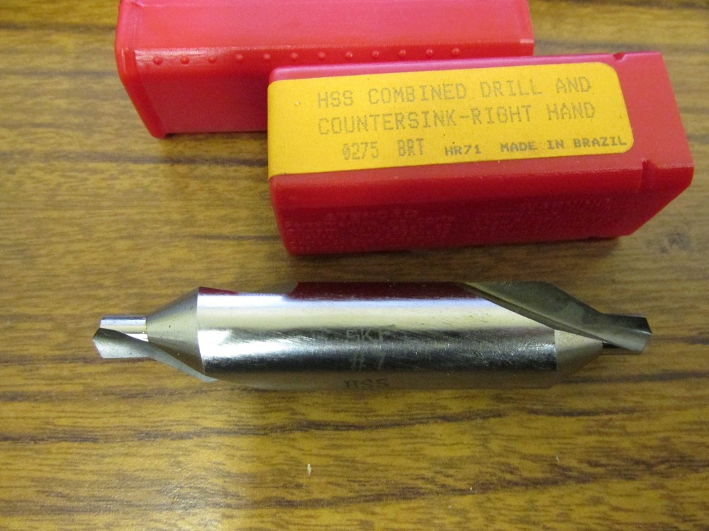 4 SKF DORMER TOOLS  #7 Right Hand COMBINED DRILL AND COUNTERSINKS