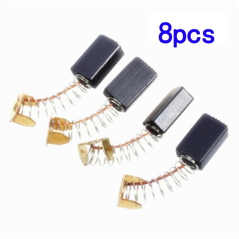 8Pcs Angle Grinder Motor Carbon Brushes Replacement Part For Power Tool New