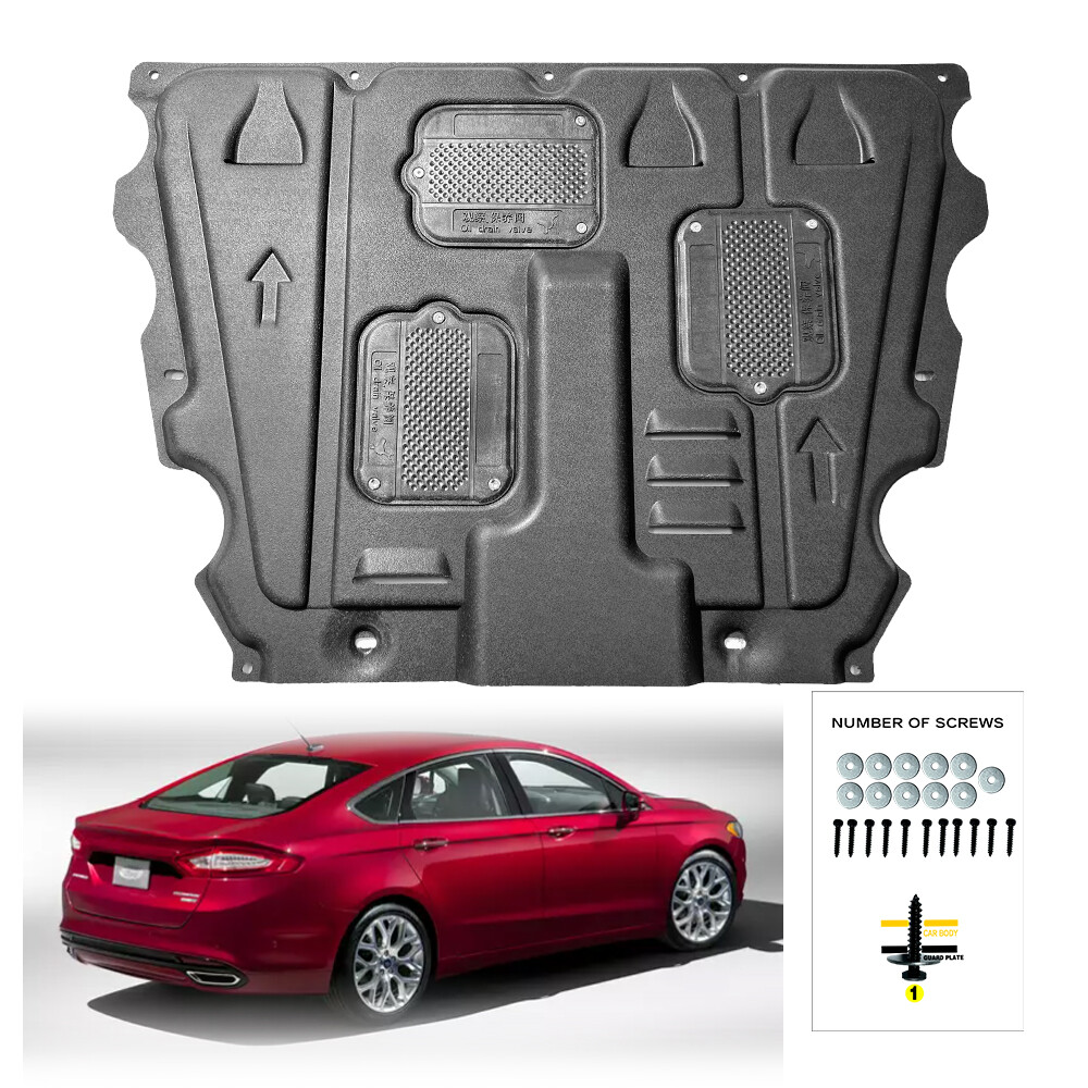 For Ford Fusion 2013-2020 Black Front Engine Splash Shield Under Cover