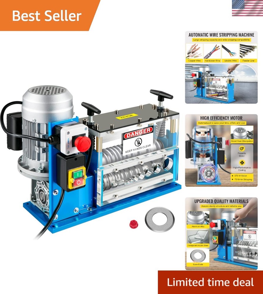 Electric Wire Stripping Machine, " - 1.5" Automatic Motorized Cable Stripper ...