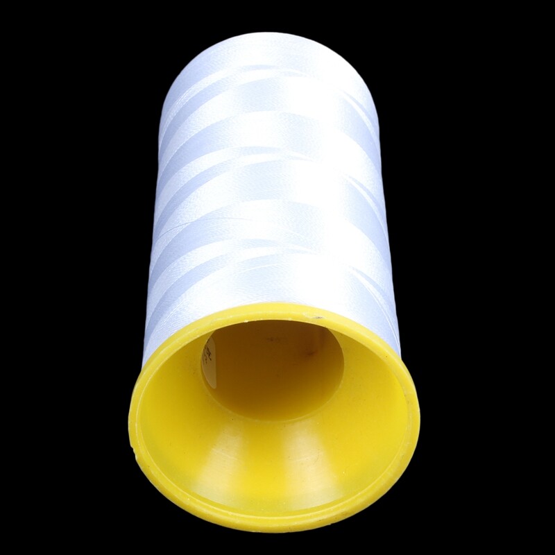 Polyester Embroidery Machine Thread Cones - 5000M White