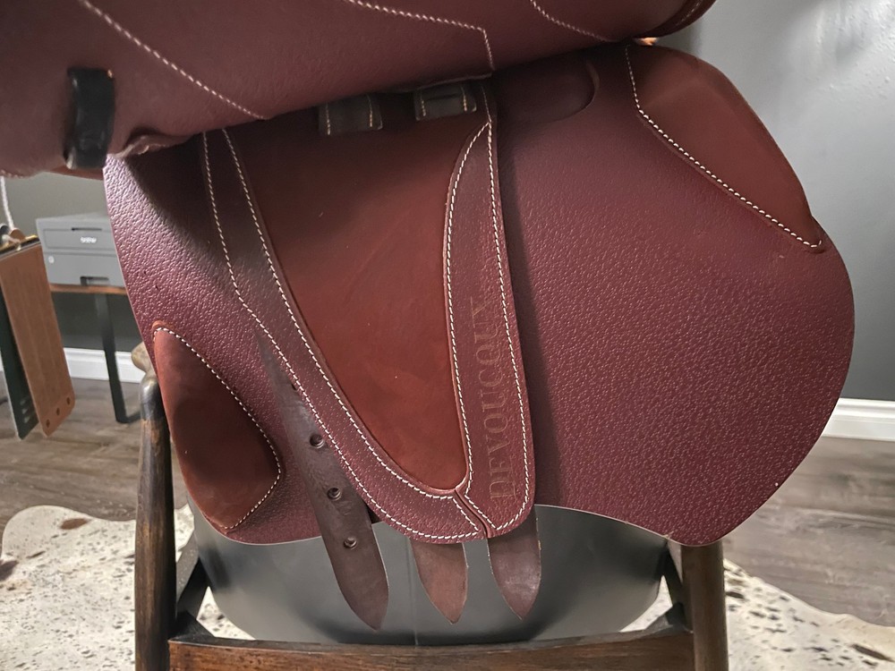 *NWT Devoucoux Biarritz LAB Jump Saddle - 17.5 Full Buffalo PRO PANEL + LEATHERS
