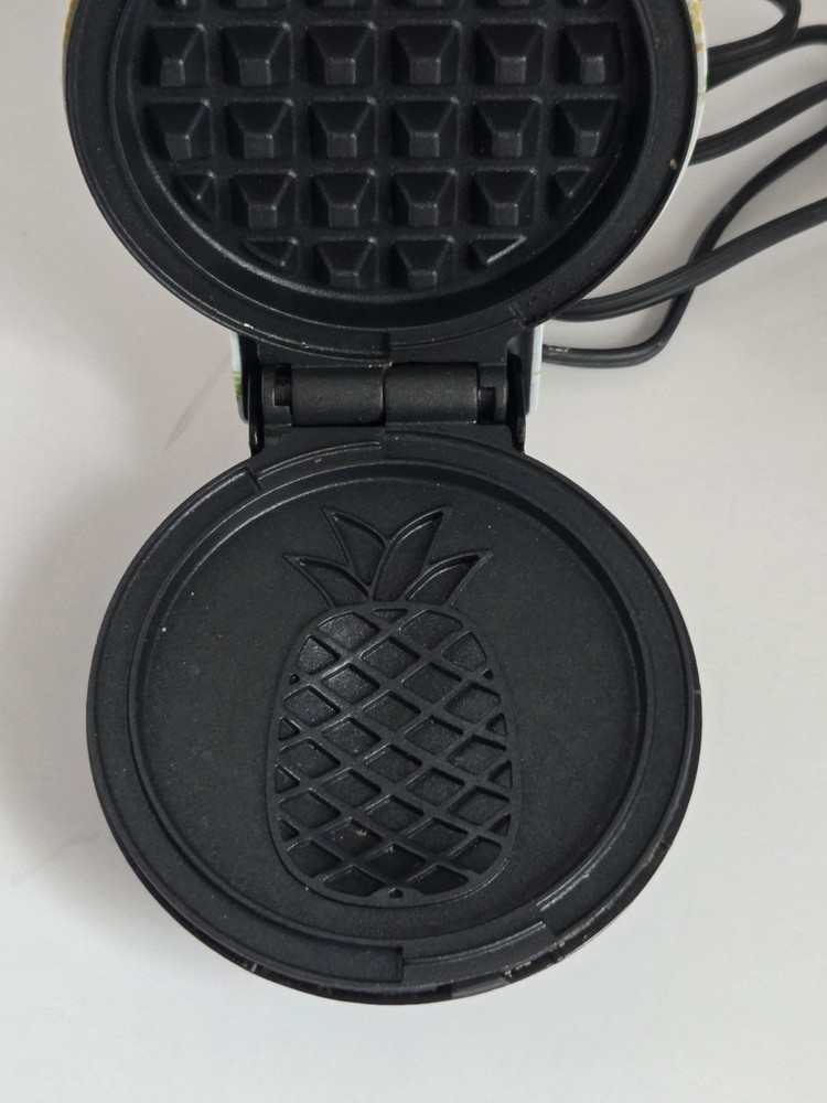 2 - DASH Pineapple & Ghost Mini 4" Waffle Maker Non-Stick Cooking Surface