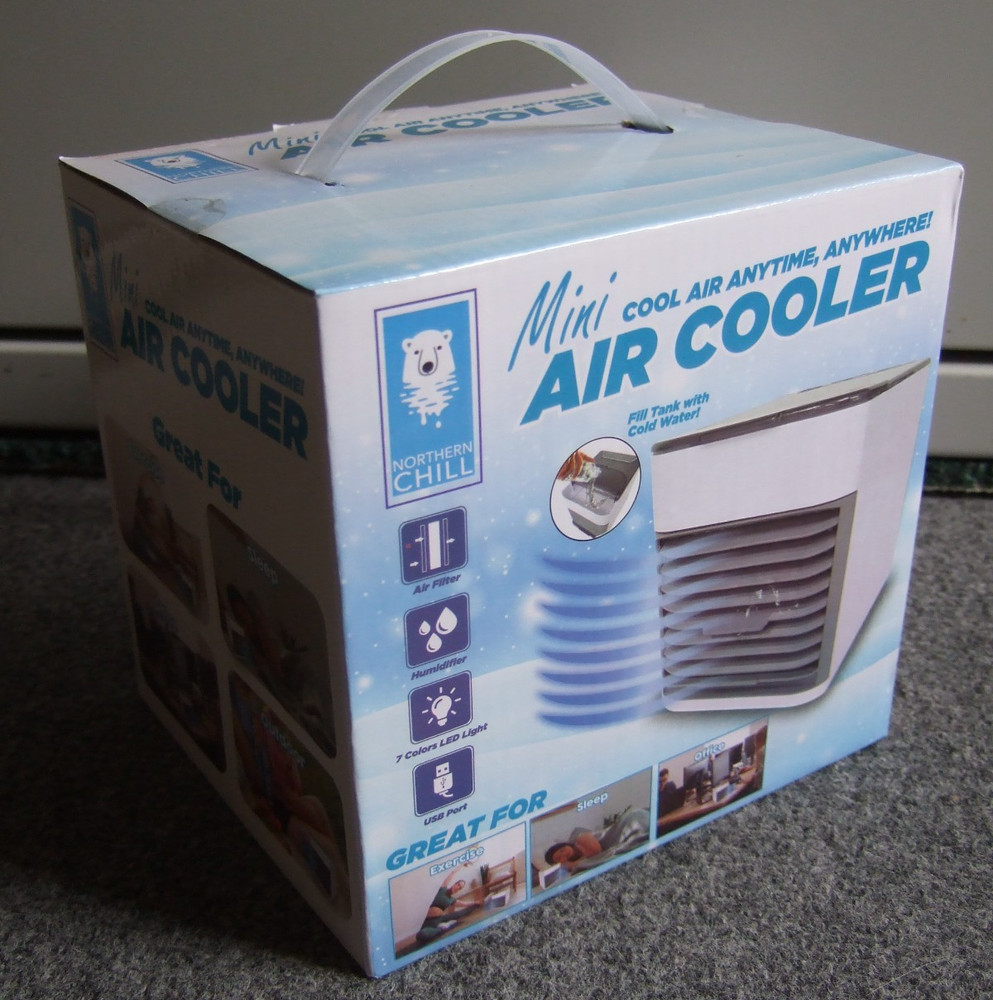 Northern Chill Portable Mini Evaporative Air Cooler, Cool Air Anytime & Anywhere