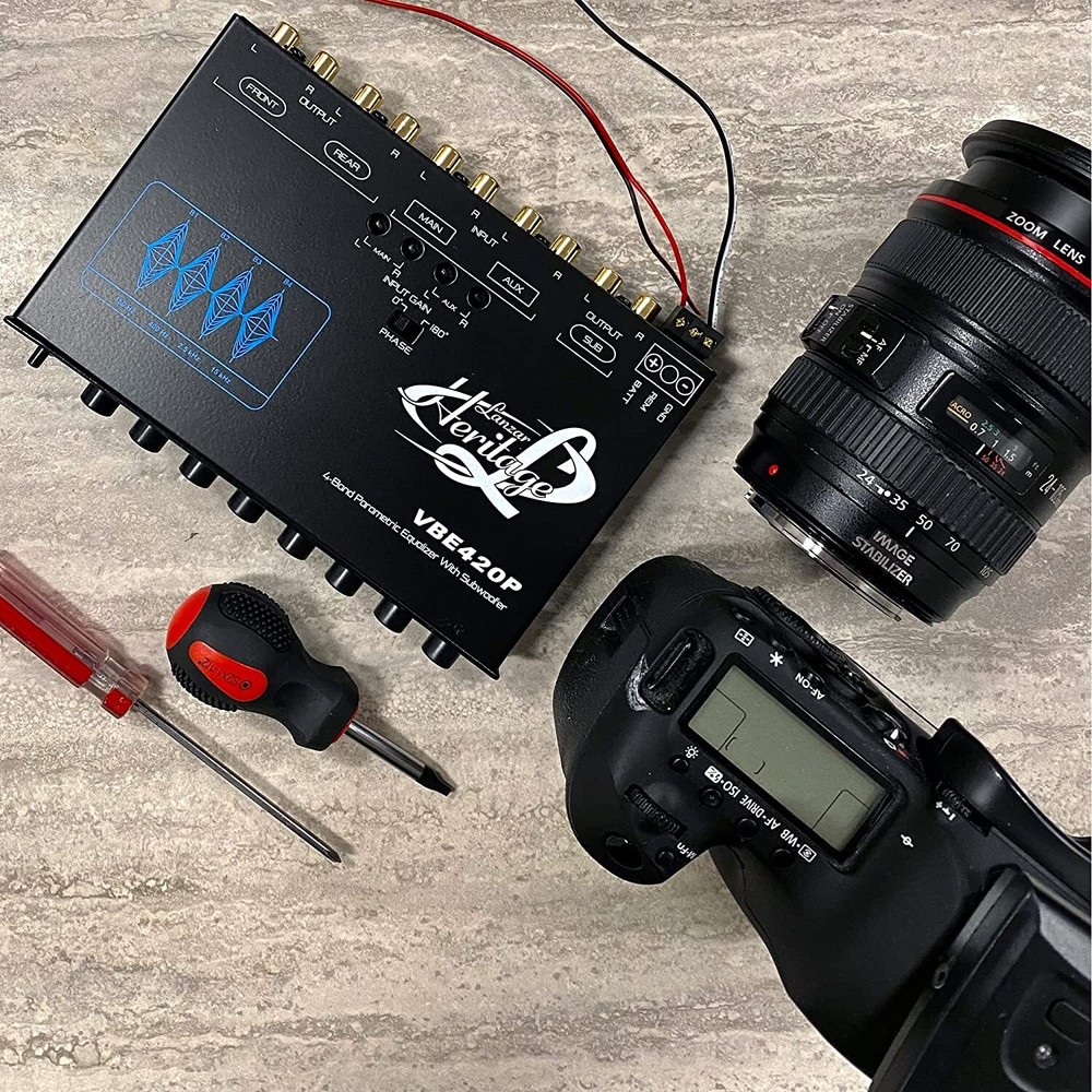 Lanzar VBE420P 4 Band Parametric Equalizer