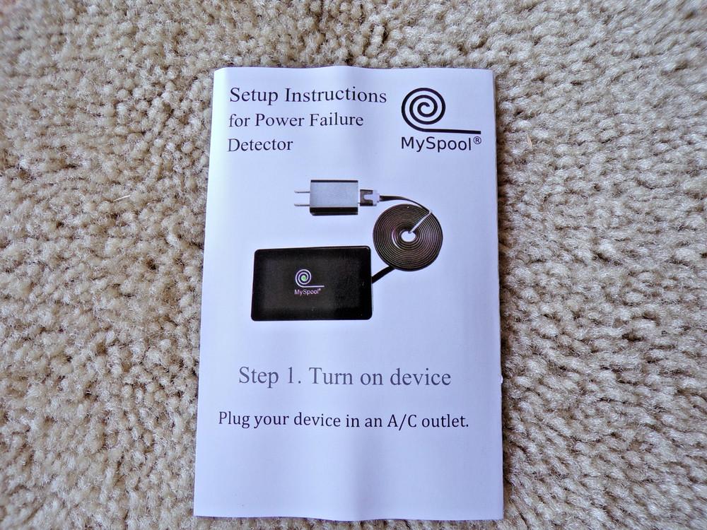 MySpool Power Failure Detector with Text Message and Email Alerts; @c16