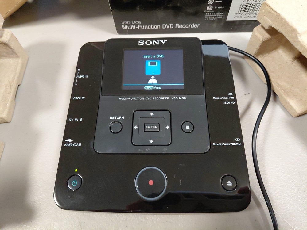 Sony VRD-MC6 Multi Function DVD Recorder Burner DVDirect Used Good Cond