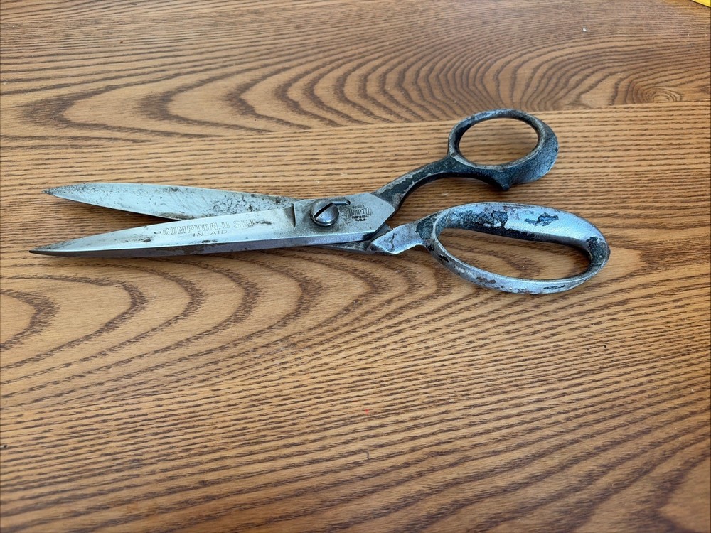 Compton USET Inlaid Upholstery Shears 10”