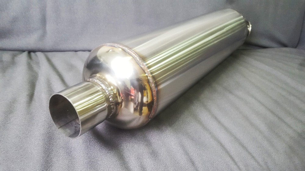 Silencer Box WESTFIELD Style Exhaust Kit Car Side Exit 2.5" BORE 2.5" Tailpipe
