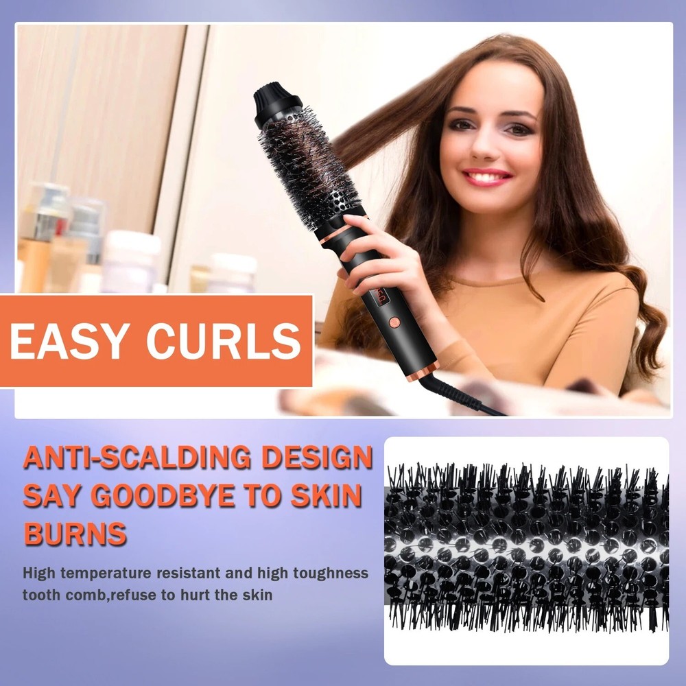 Curling Iron Straight Curling Iron Large Curl Inside Button Bangs Perm Iron US