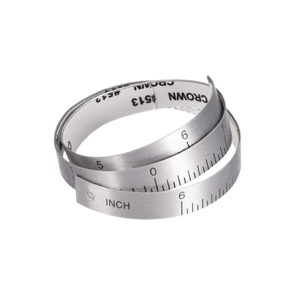 Center Finding Ruler 6-inch Table Sticky Tape Measure from the middle