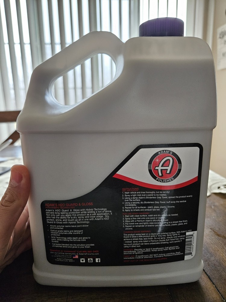 Adam's H20 Guard & Gloss