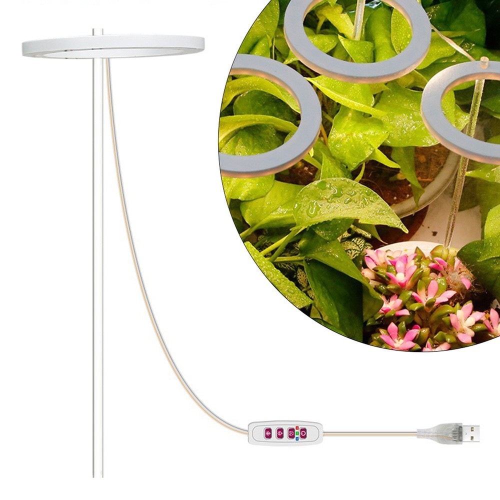 Easy Timing and Brightness Adjustment with Remote Control LED Grow Light