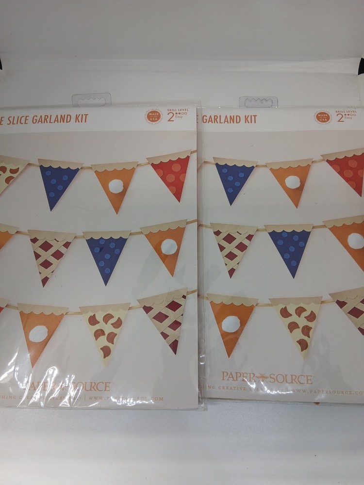 Paper Source Pie Slice Garland Craft Kit