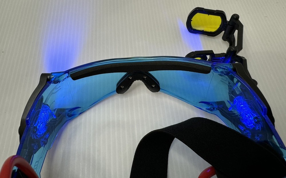 Spy Gear Night Goggles Glasses Blue Adjustable Strap 2013 Spin Master 70400 Toy