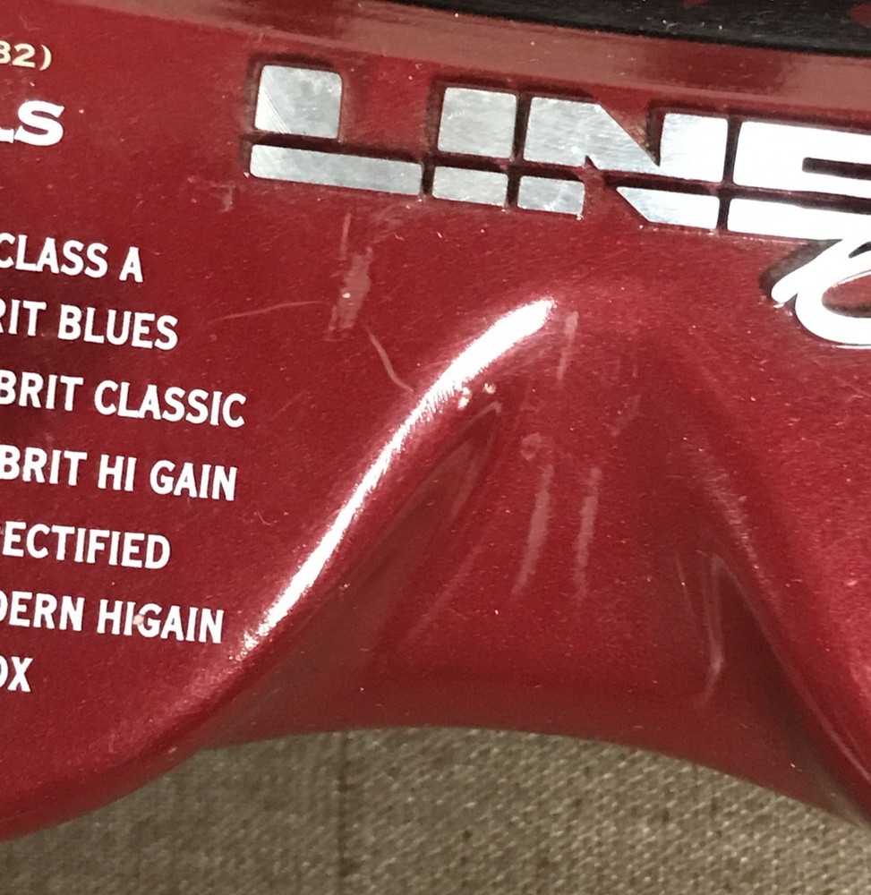 Tested Line 6 POD 2.0 Amp Modeler Multi-Effects Processor w/ Box PSU Manual CD