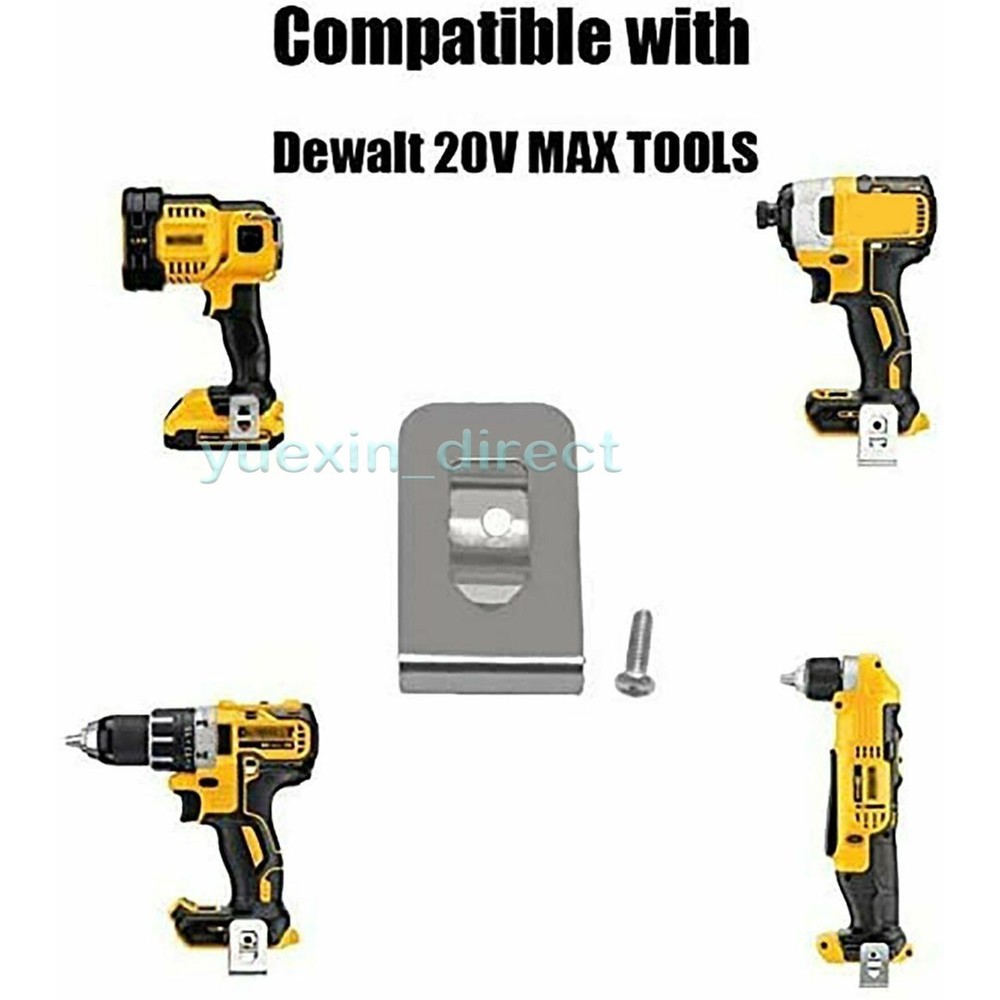 10 Pack Belt Clip Hooks For Dewalt 20V Drill Driver DCD980 DCD985 DCD980L2 Tools